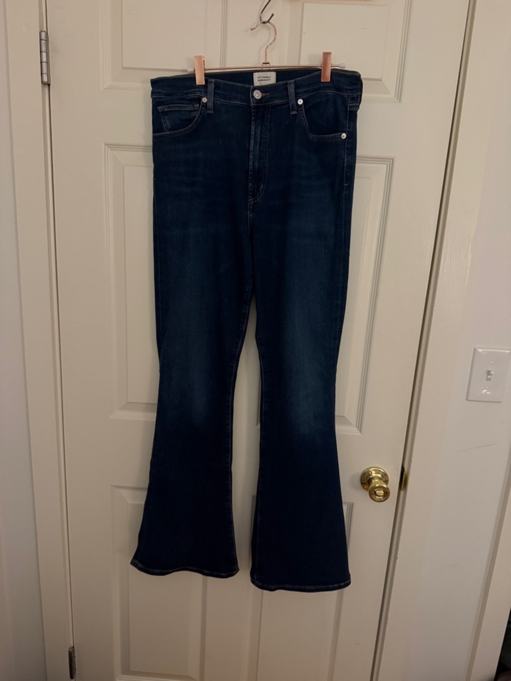 Citizens Of Humanity Lilah Blue High-Rise Flared Jeans - Picture 3 of 13